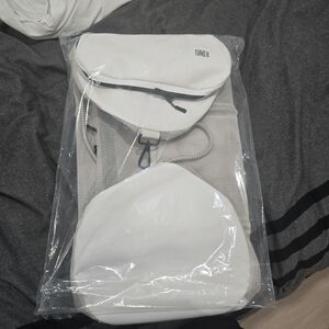 White Travel Backpack